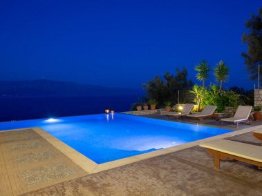 Villa Lilaea Lefkada Greece Night Romatic Vip Honeymoon