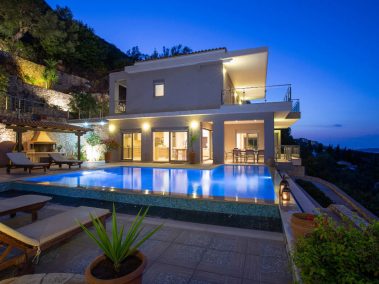 Villa Lilaea Lefkada Greece Romance Night Seaview Vip