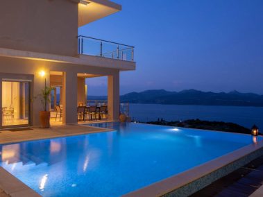 Villa Lilaea Lefkada Greece Night Romatic Vip Honeymoon